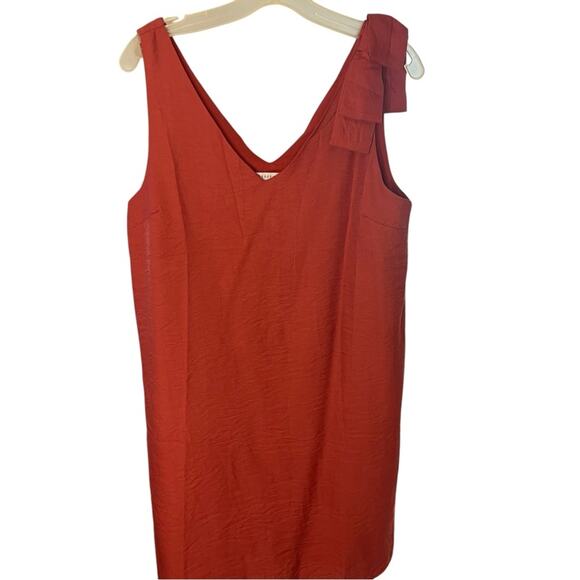 Crescent Sleeveless Cocktail Dress, Rustic Orange, Party, Date, Vacation, L - Picture 2 of 8